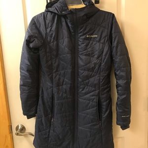 Columbia Women’s Omni Heat hooded light parka Med.